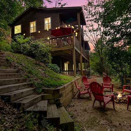 Amazing Creek View Cabin W/ Hot Tub, Firepit & Pool Table Ellijay Luaran gambar