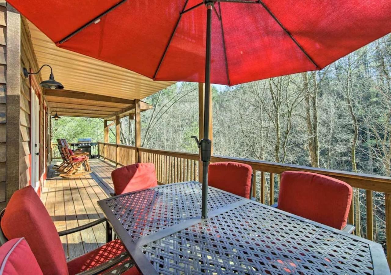 Amazing Creek View Cabin W/ Hot Tub, Firepit & Pool Table Ellijay Luaran gambar