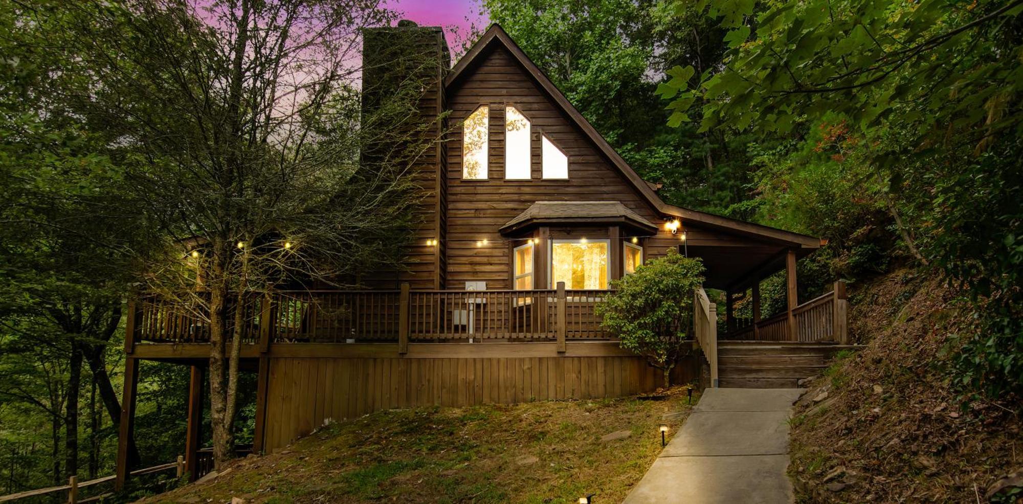 Amazing Creek View Cabin W/ Hot Tub, Firepit & Pool Table Ellijay Luaran gambar