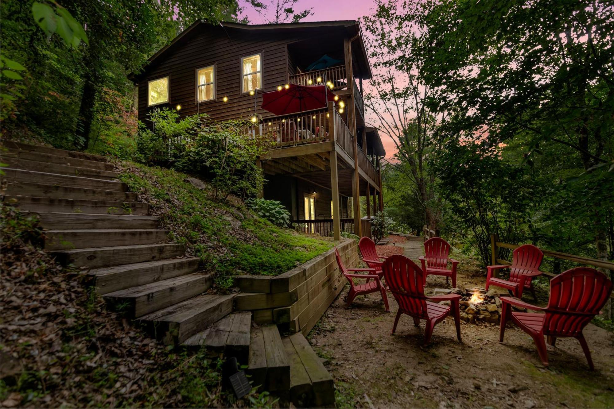 Amazing Creek View Cabin W/ Hot Tub, Firepit & Pool Table Ellijay Luaran gambar