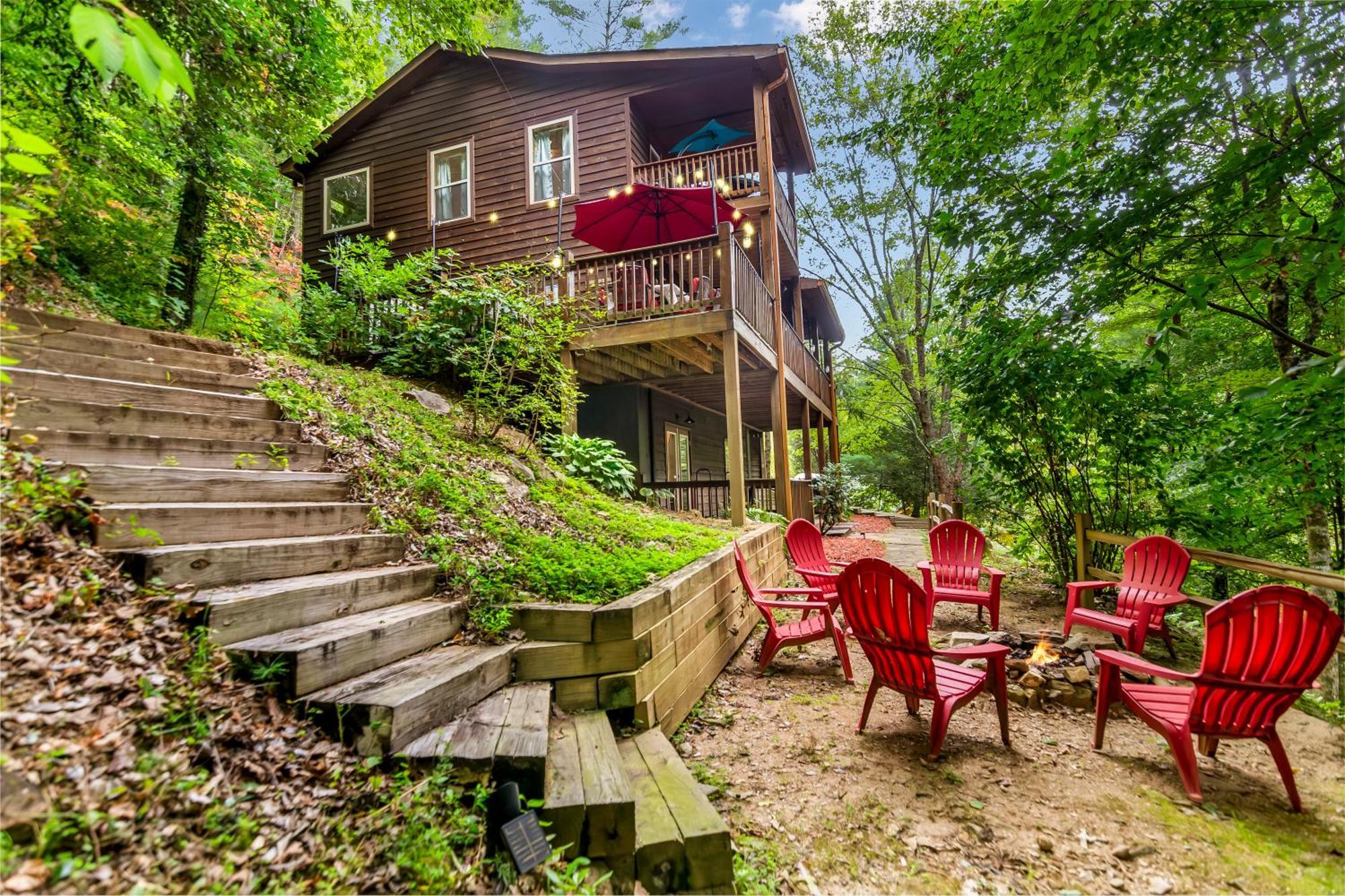 Amazing Creek View Cabin W/ Hot Tub, Firepit & Pool Table Ellijay Luaran gambar