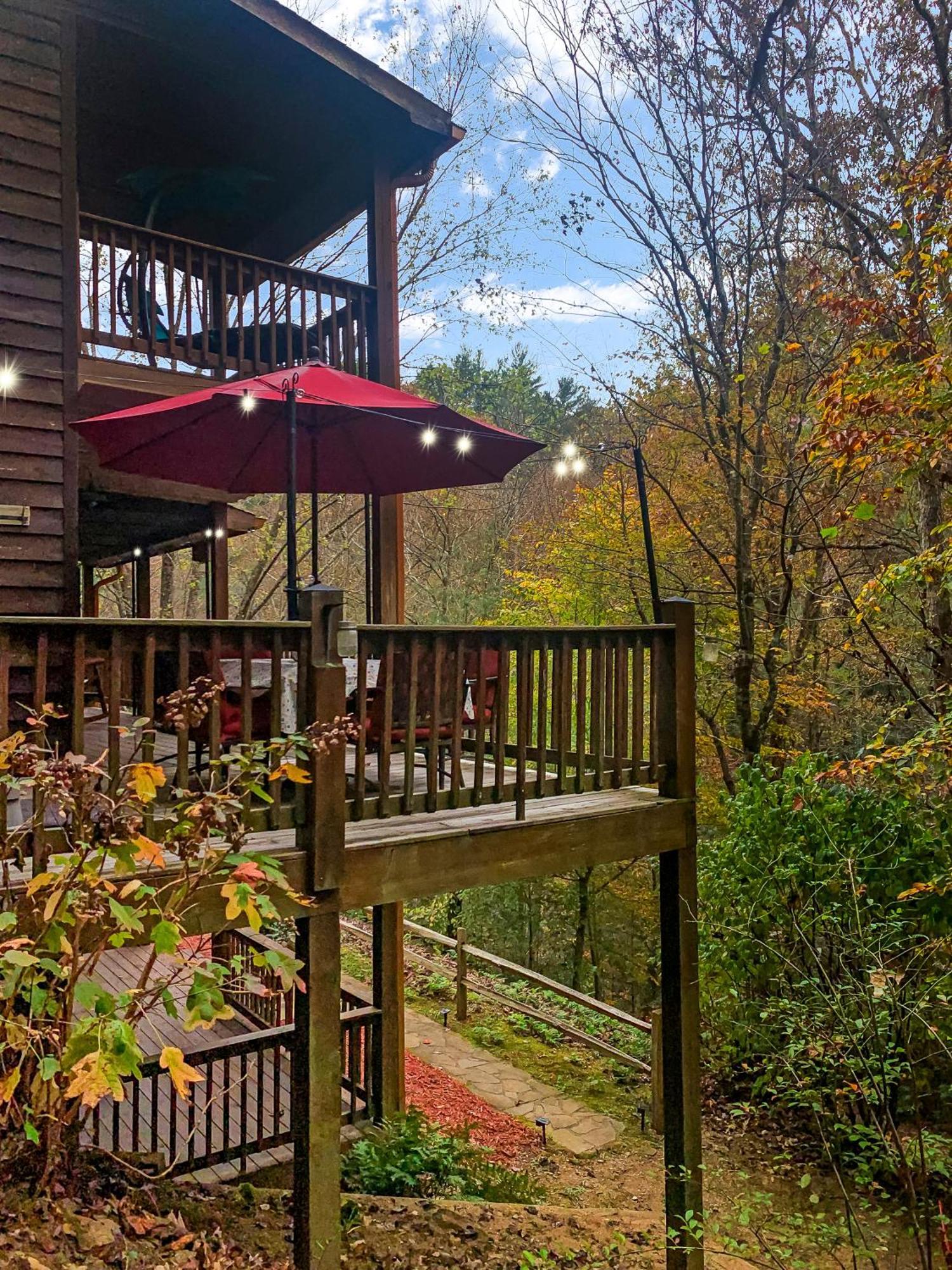 Amazing Creek View Cabin W/ Hot Tub, Firepit & Pool Table Ellijay Luaran gambar